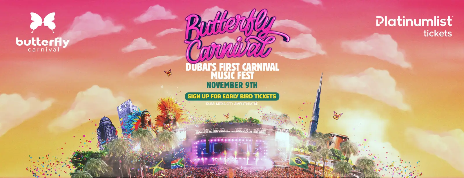 Butterfly Carnival 2024 at Media City Amphitheatre, Dubai