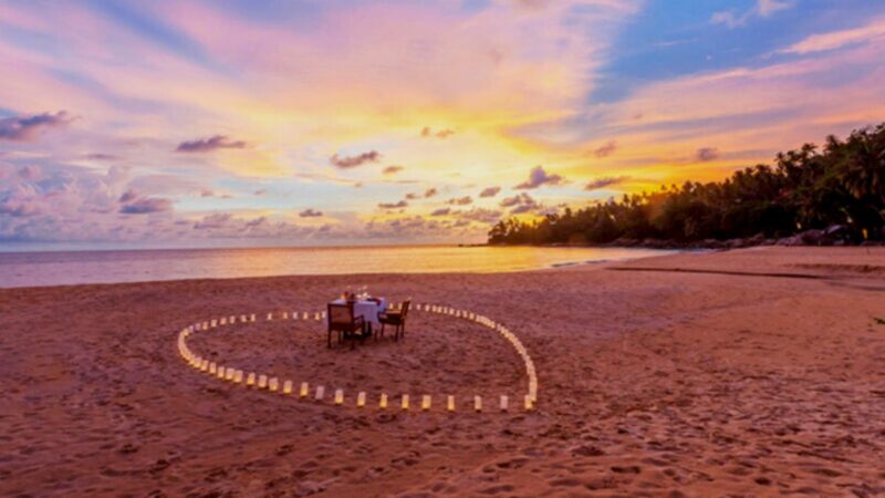 Sunset at AI Sufouh Beach