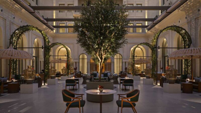 The Courtyard: Where Nature Meets Modern Mediterranean Cuisine