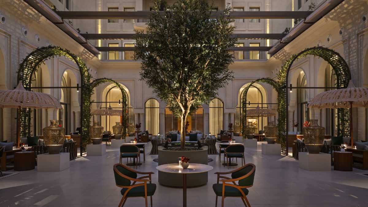 The Courtyard: Where Nature Meets Modern Mediterranean Cuisine