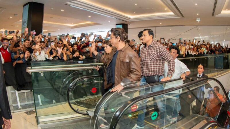 Bollywood's King Khan Lights Up VOX Cinemas for Dunki Promo!