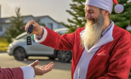 Ho-Ho-Ho on the Road: Meet Santa Claus, Your Chauffeur!