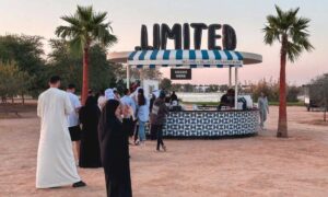 Dubai: Cafe pops up in the middle of desert lakes, Sheikh Mohammed among first visitors