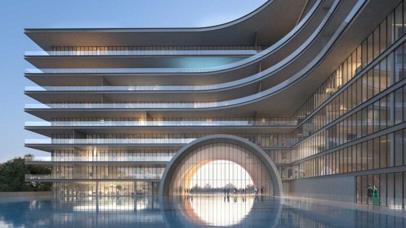Tadao Ando's Masterpiece: Armani Beach Residences, Palm Jumeirah Dubai