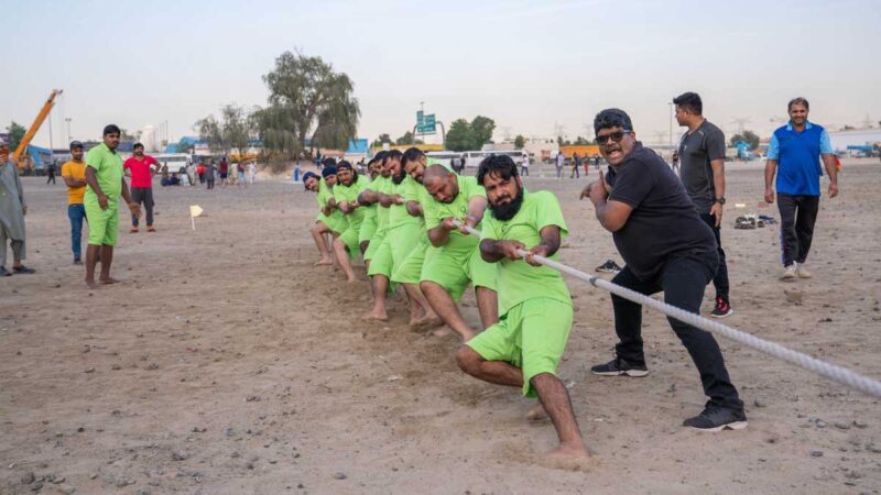 The Inspiring Story of Tug of War Heroes in the 5th Labor Sports Tournament