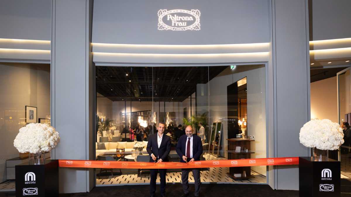 Poltrona Frau's World-First Mall Store Debuts in Dubai!