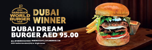 Exquisite "Dubai Dream" Burger at Hard Rock Cafe® Dubai