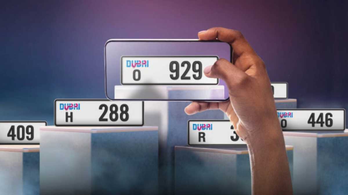 Dubai’s RTA offers 350 unique car number plates – here’s how you can get one