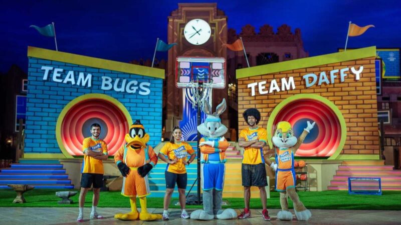 Suit Up, Get Your Game Face on, and Dive into the Fun with Team Looney Tunes This ACME Fools at Warner Bros. World Abu Dhabi theme park!

