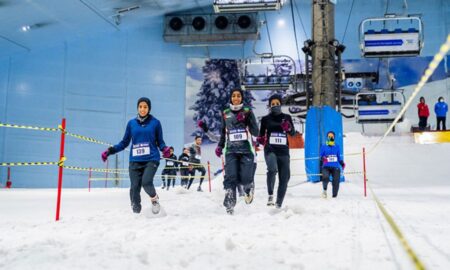 Sign up right now for DXB Snow Run at Ski Dubai