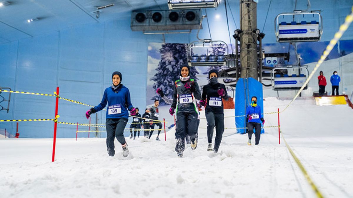 Sign up right now for DXB Snow Run at Ski Dubai