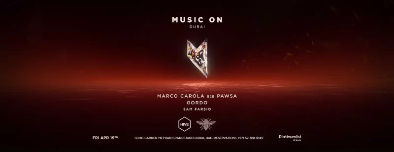 Marco Carola b2b Pawsa, Gordo & Sam Farsio Live || Wow-Emirates