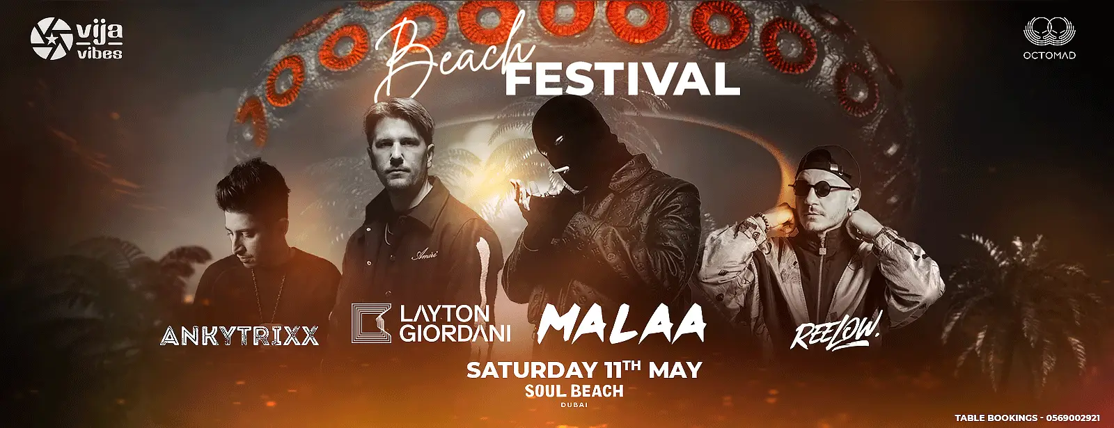 Beach Festival by Octomad and Vija Vibes at Soul Beach || Wow-Emirates