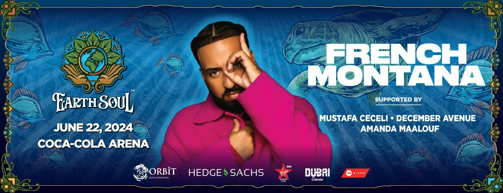 Earthsoul with French Montana Live at Coca-Cola Arena, Dubai || Wow-Emirates