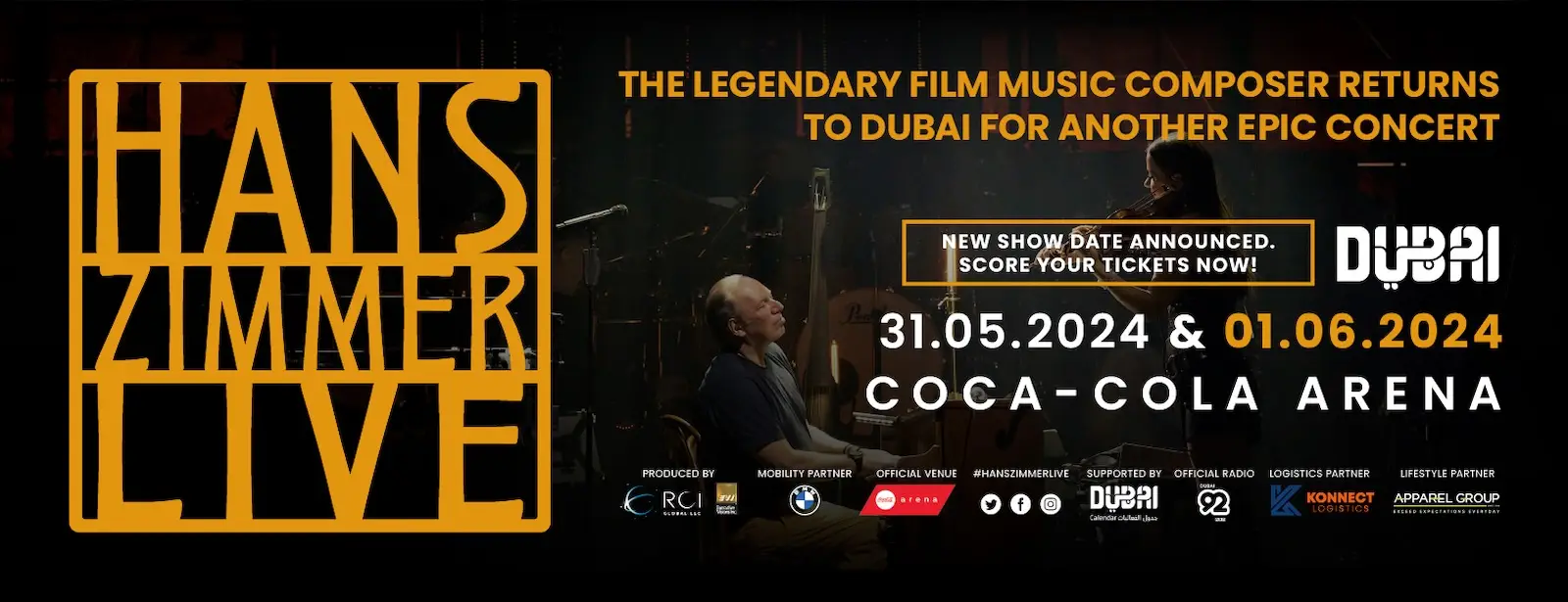 Hans Zimmer Live in Coca-Cola Arena, Dubai || Wow-Emirates