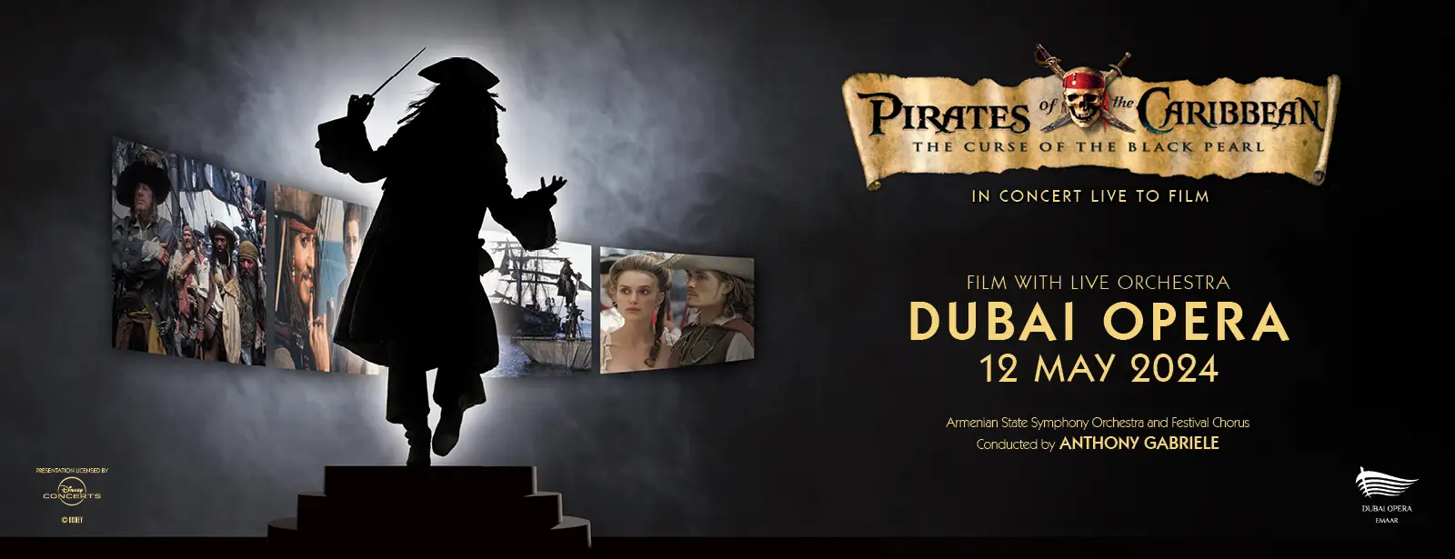 Pirates of the Caribbean: The Curse of the Black Pearl Live in Concert at Dubai Opera || Wow-Emirates
