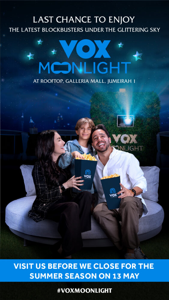 Ultimate Outdoor Movie Experience at VOX MOONLIGHT at Galleria Mall Dubai
