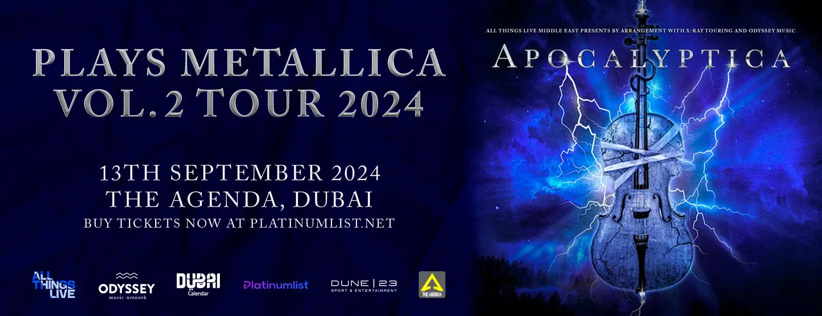 Apocalyptica Plays Metallica at The Agenda, Dubai - Wow-Emirates