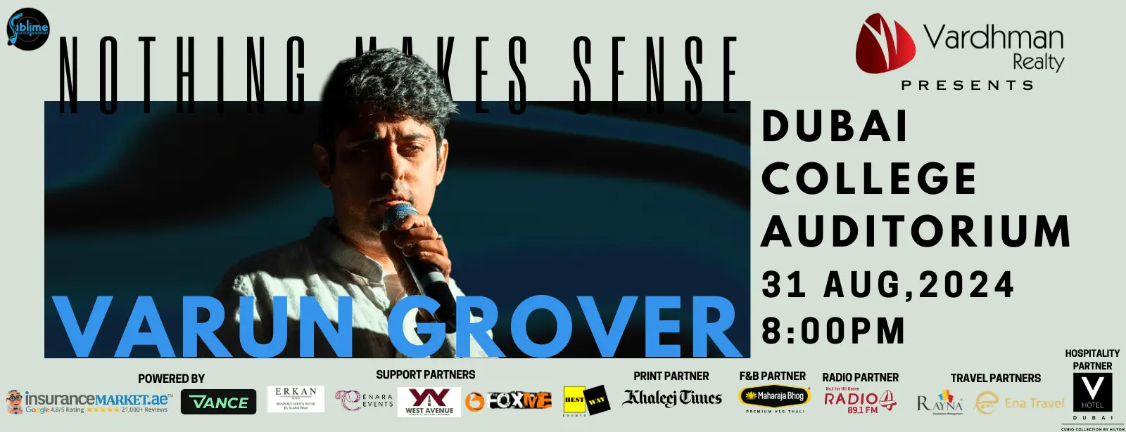 Varun Grover Live in Dubai - Wow-Emirates