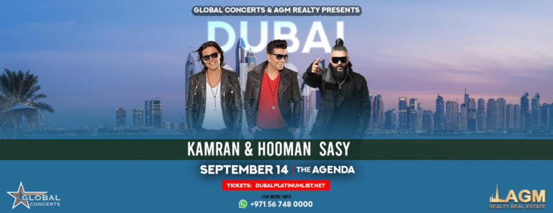 KAMRAN, HOOMAN & SASY Live at The Agenda DUBAI