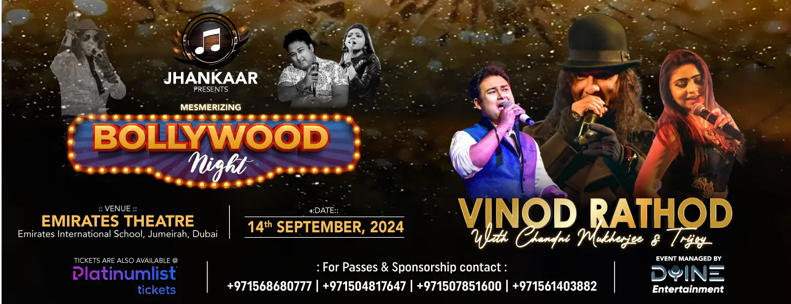 Mesmerizing Bollywood Night with Vinod Rathod Live in Dubai