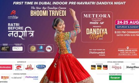 Ratri Before Navratri ‐ Dandiya Night in Dubai with Bhoomi Trivedi