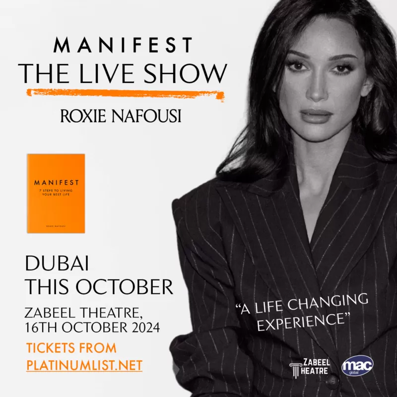 Experience the Magic of Manifestation: Roxie Nafousi to Host Her First Middle East Event in Dubai