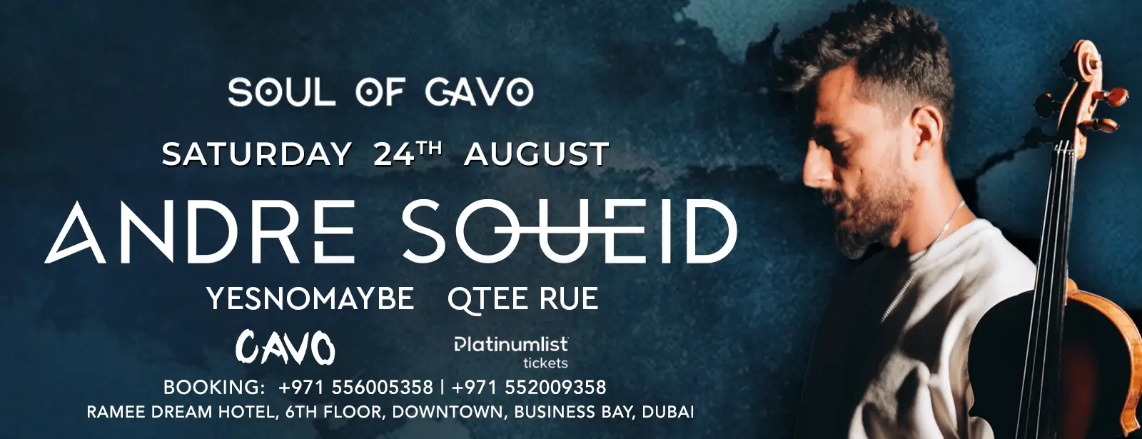 Soul of Cavo presents Andre Soueid Live at Cavo in Dubai