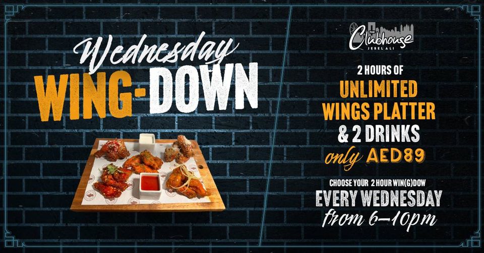 Wednesday Wing-Down Jebel Ali Recreation Club