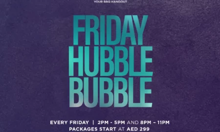 Friday Hubble Bubble at Joe's Backyard Dubai Festival City