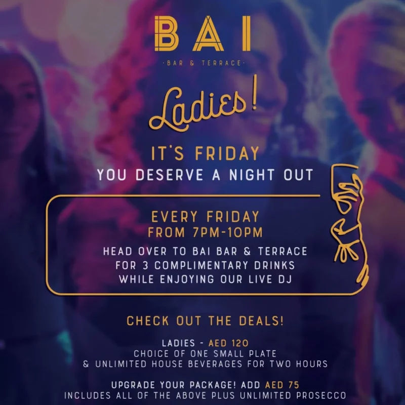 Ladies Night at BAI Bar & Terrace