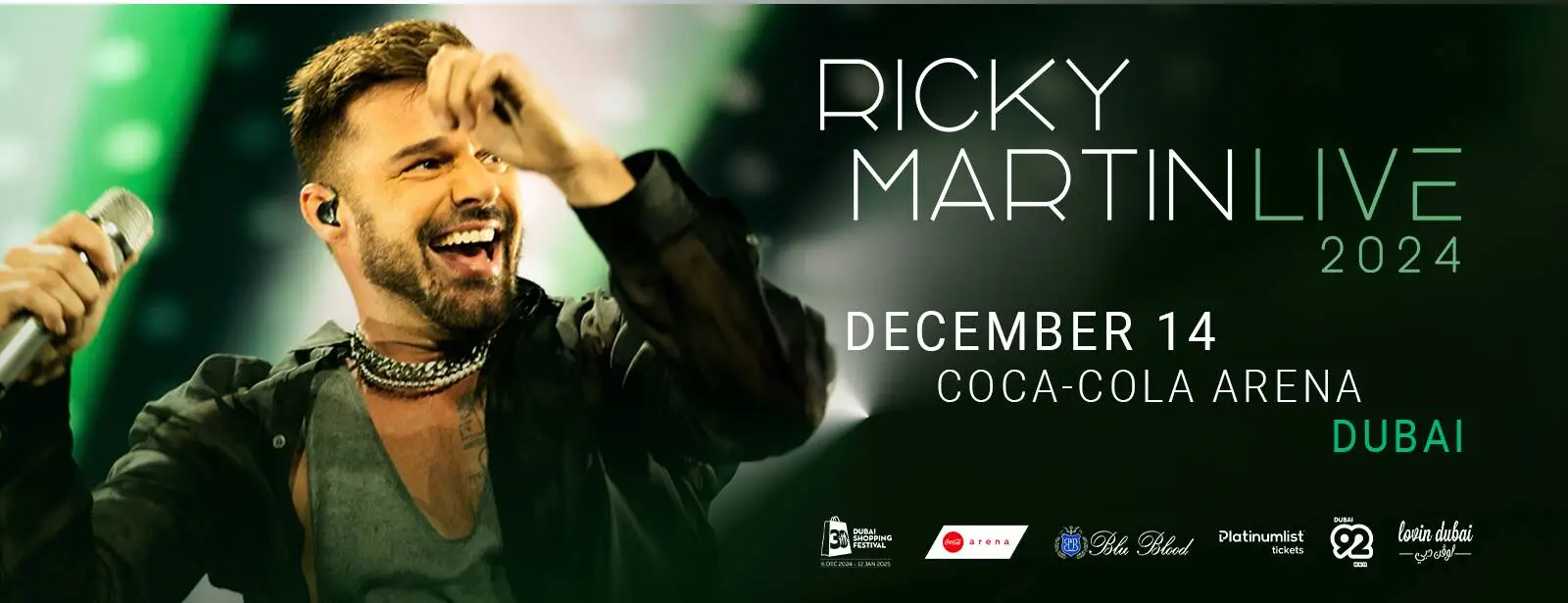 Ricky Martin Live at Coca-Cola Arena, Dubai - Wow-Emirates