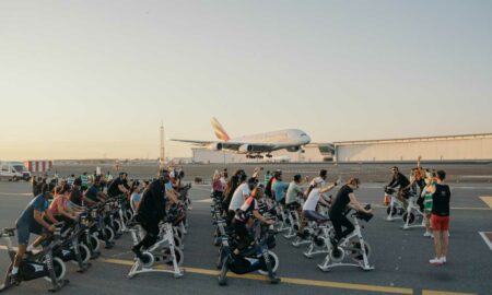 DXB and CRANK Take Fitness to New Heights With High-energy Runway Ride