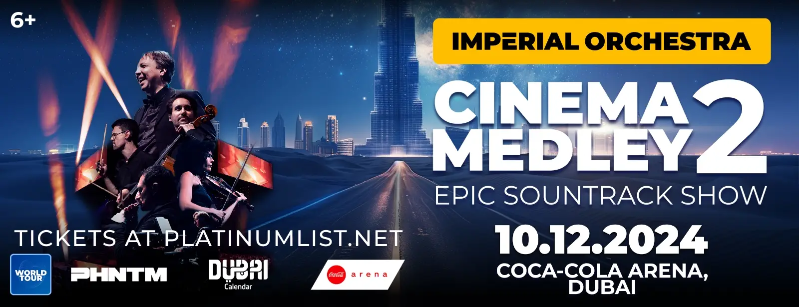 Imperial Orchestra - Cinema Medley 2 Live at Coca-Cola Arena, Dubai - Wow-Emirates