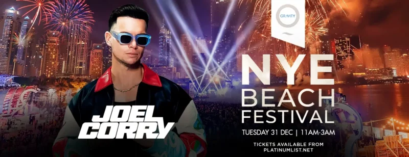 Zero Gravity NYE Beach Festival with Joel Corry – Wow-Emirates