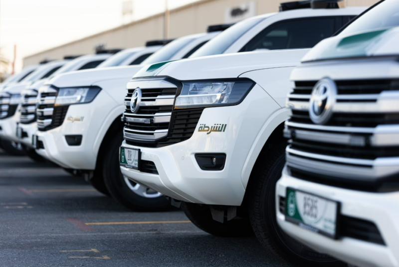 Al-Futtaim Motors Partners with Dubai Police to Expand Public Safety Fleet with 200 Toyota Land Cruiser SUVs