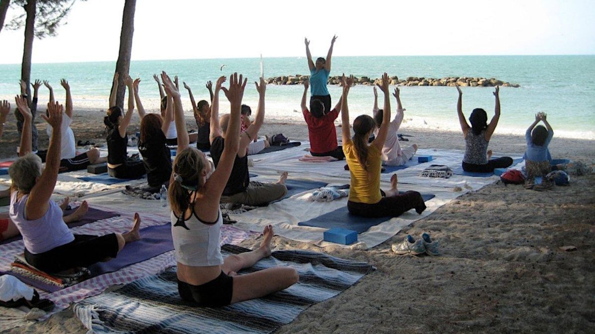 Beach Yoga