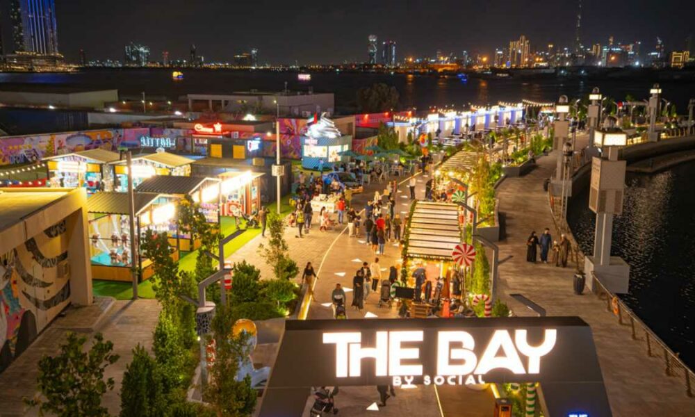 Experience the Magic of the Ice & Lights Festival at The Bay by Social, Dubai Festival City Mall