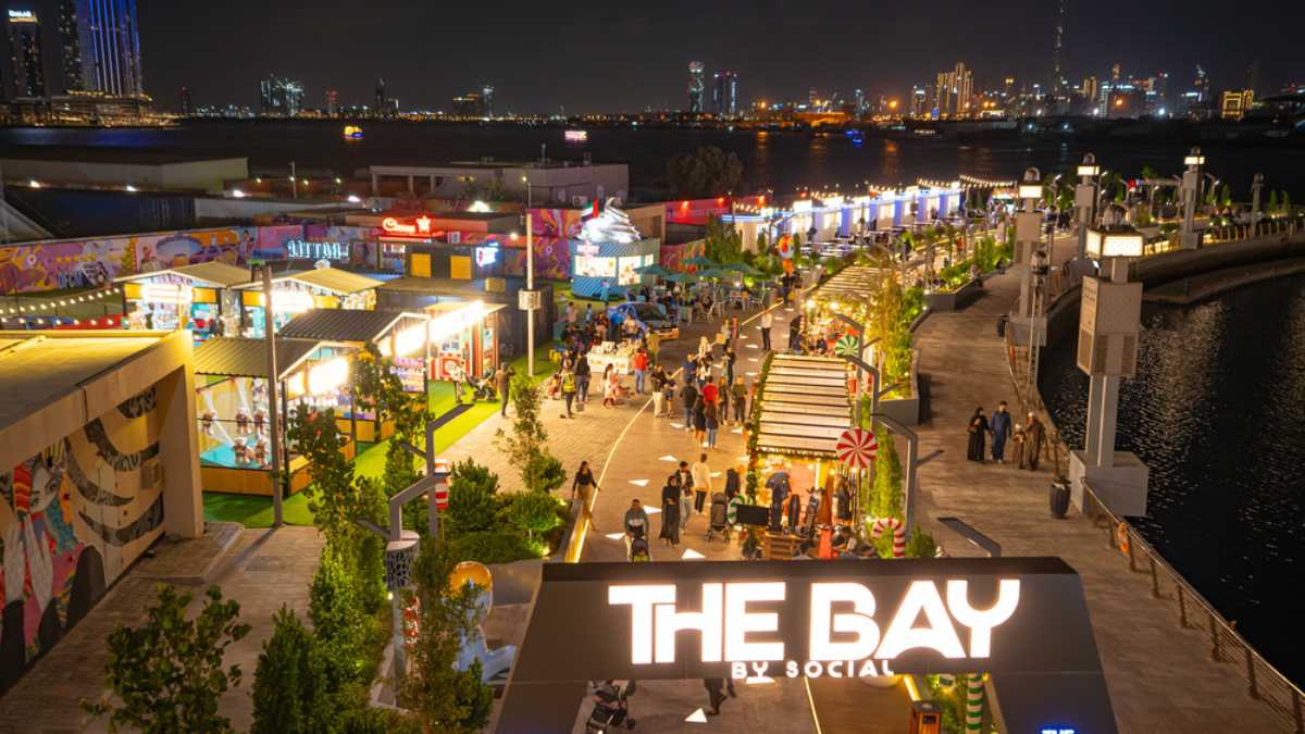 Experience the Magic of the Ice & Lights Festival at The Bay by Social, Dubai Festival City Mall