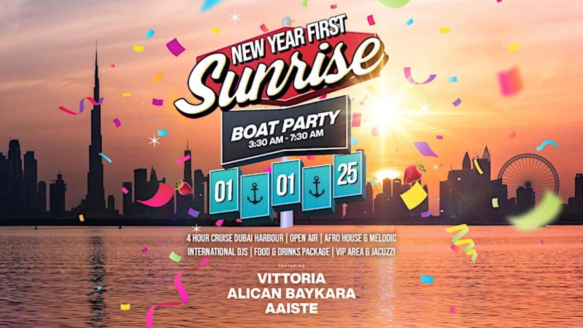 New Year’s First Sunrise Boat Party