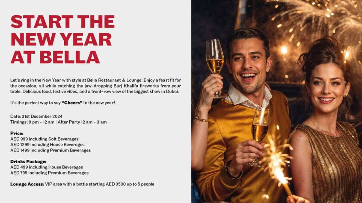 New Year’s Eve Celebration at Bella