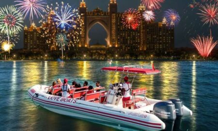 New Year's Eve Fireworks Show at Love Boats Cruise