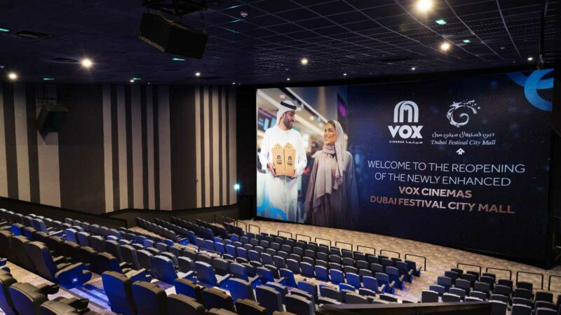 VOX Cinemas Unveils Redesigned 18-Screen Multiplex at Dubai Festival City Mall