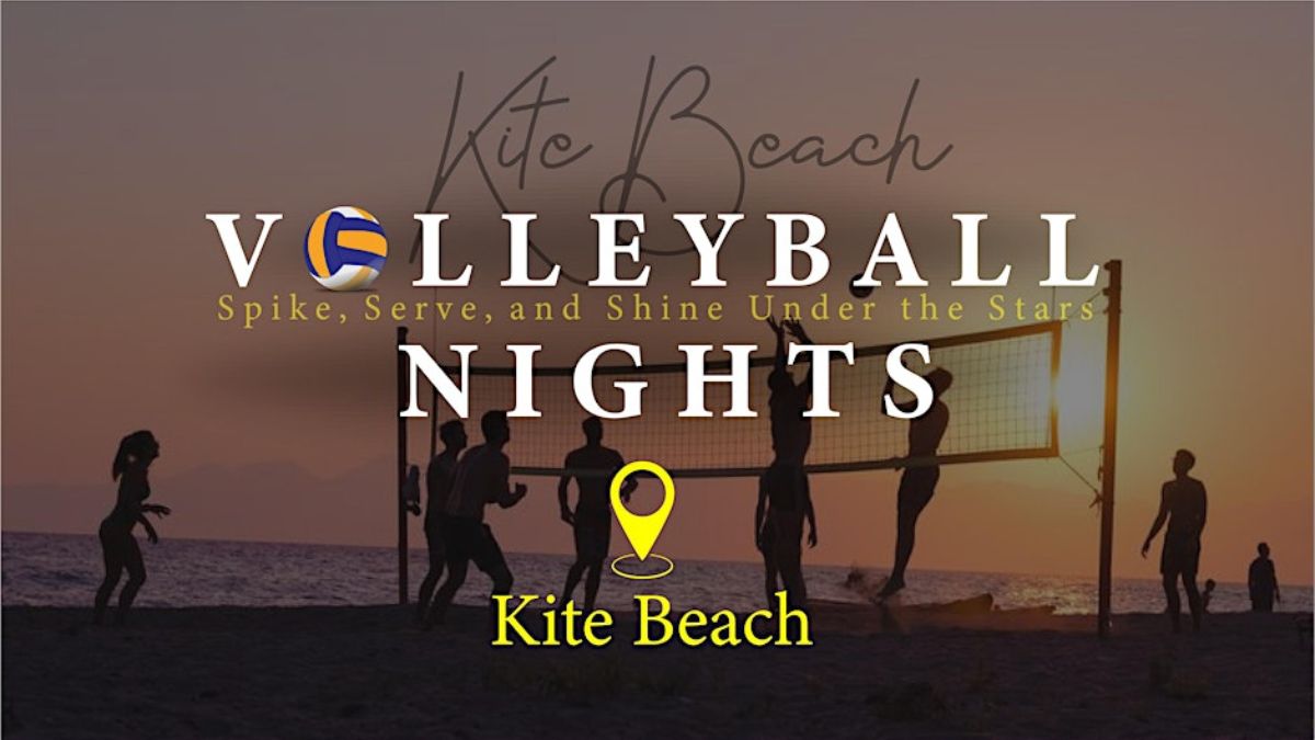 Volleyball Under the Stars at Kite Beach