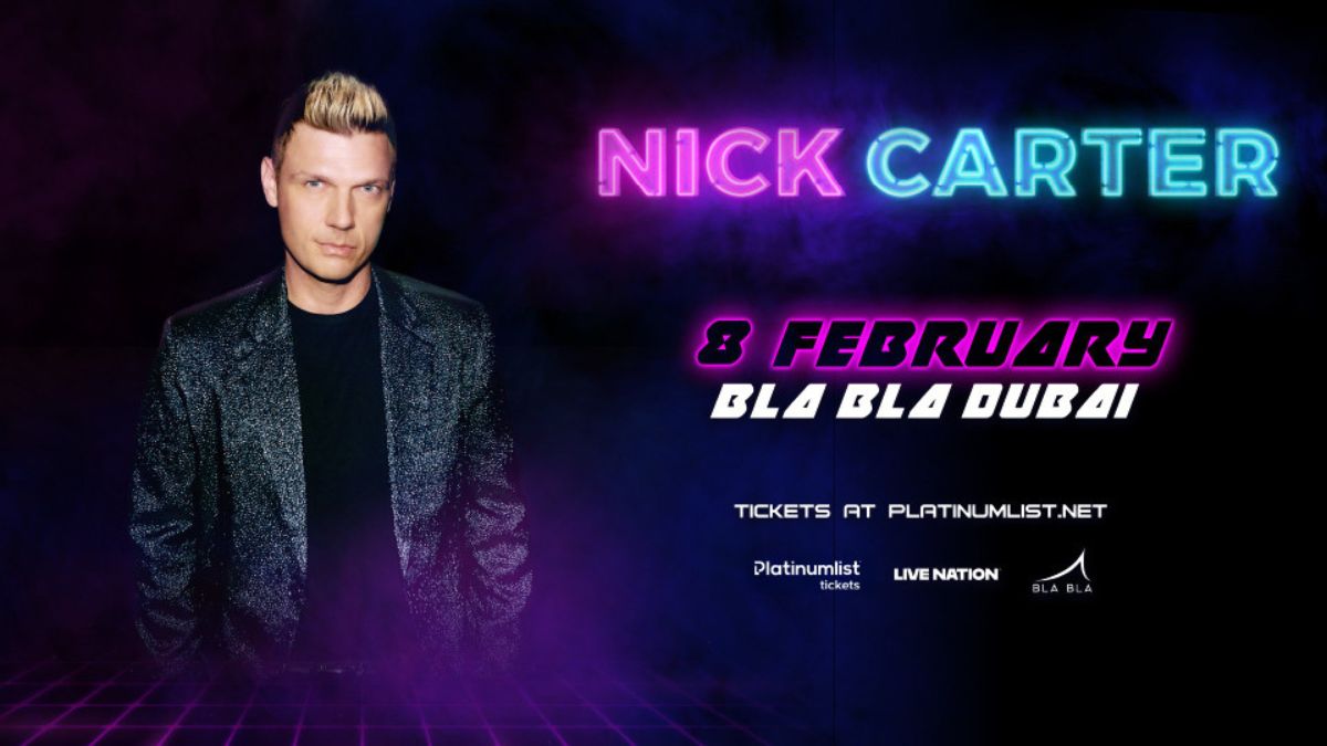 Nick Carter Live in Dubai