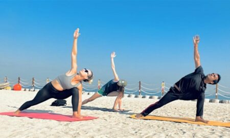 Sunrise Yoga by the Beach