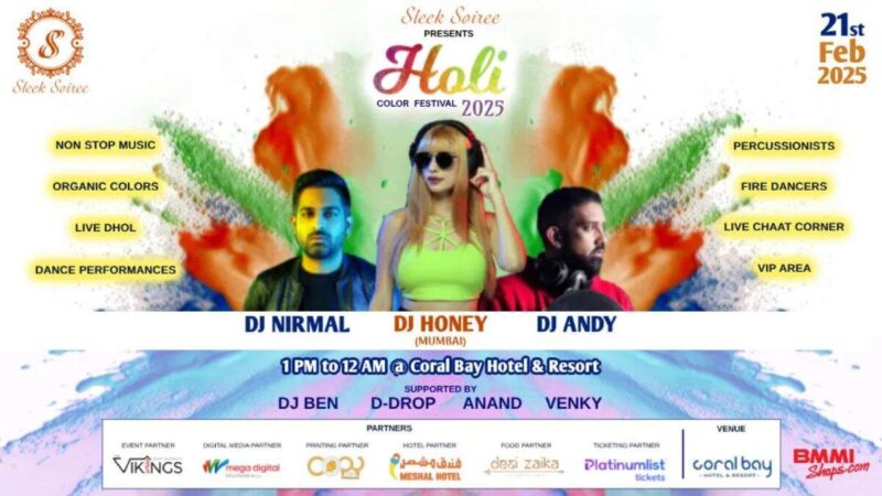 Holi Festival 2025 with Color, Music & Madness