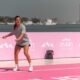 evian Dubai Just Got a Floating Pink Tennis Court