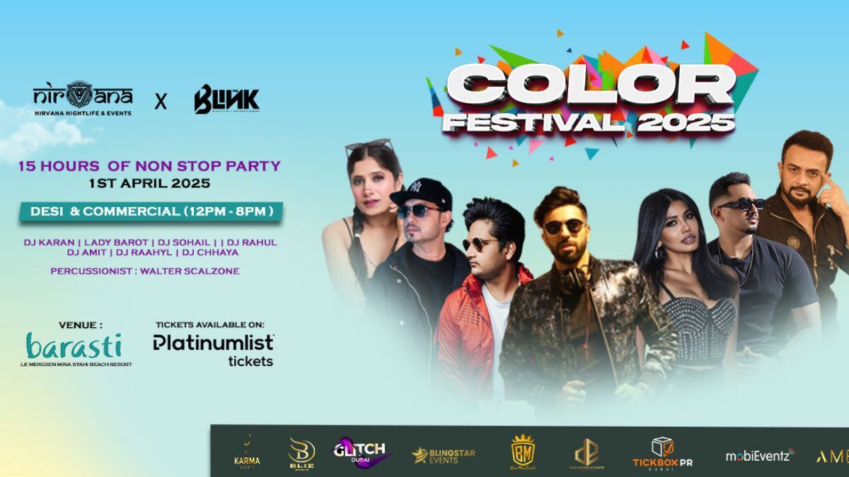 Dubai’s Ultimate Color Festival