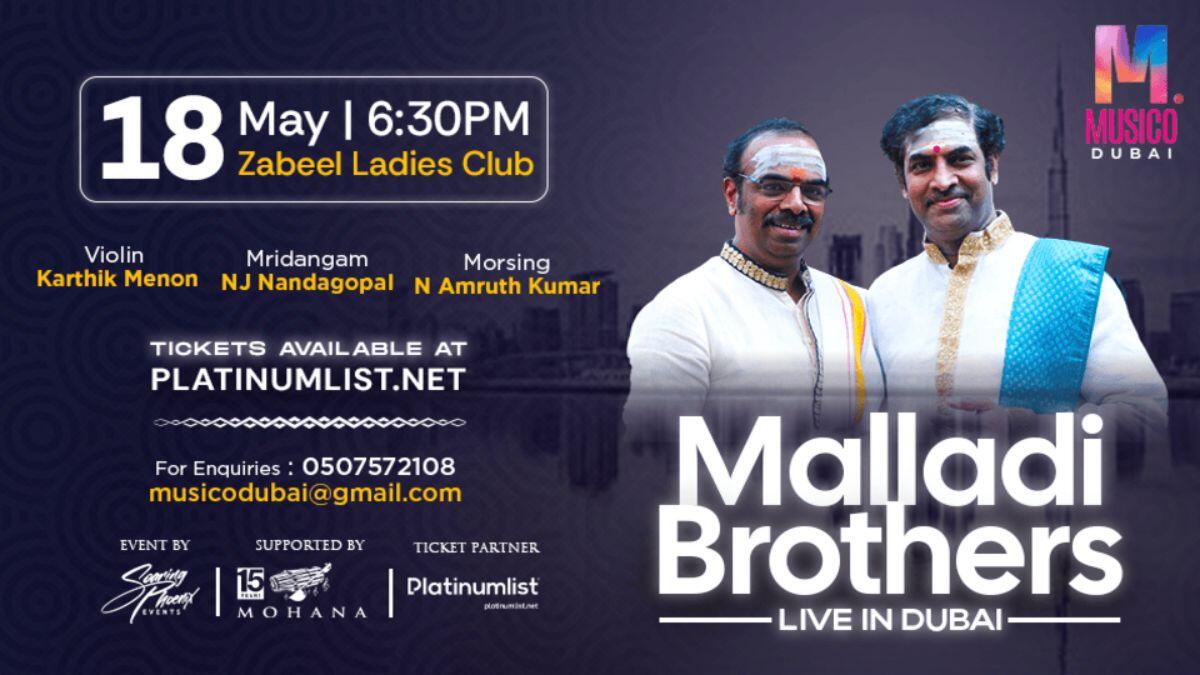 Malladi Brothers Live in Dubai